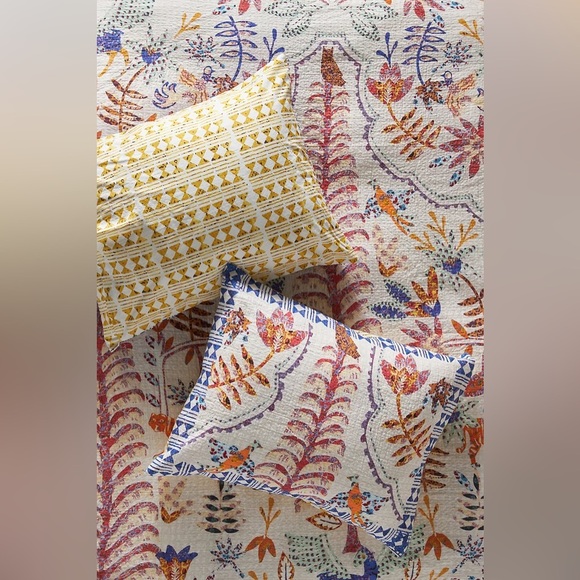 Anthropologie Greenwood Organic Cotton Standard Sham NEW - Picture 1 of 14